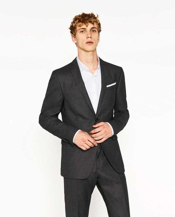 Textured Weave Suit