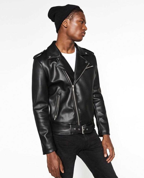 Leather Effect Jacket