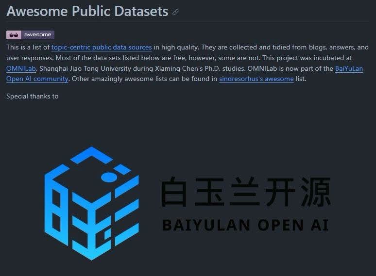 Awesome Public Datasets - image 1