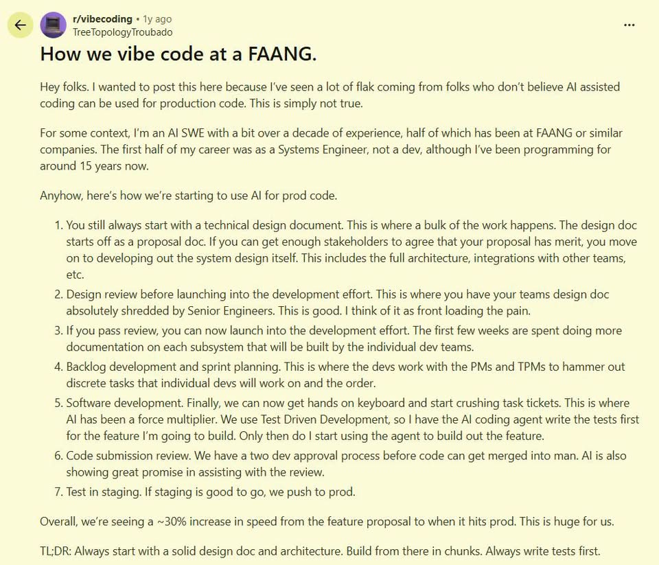 FAANG Code Workflow: A Senior Engineer's Process with AI - image 1
